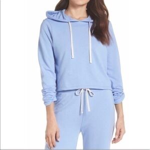 Cropped Terry Lavender Hoodie‎ Nordstrom Medium